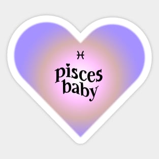 pisces baby Sticker